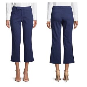 LAST TWO AVAILABLE!! New Plus Size Cropped Velvet Side Striped Pants Size 24W